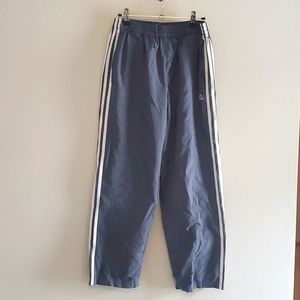 Adidas Kid's Gray Jogger Pants with Zip Side